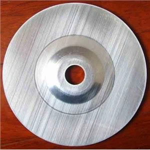 Placas traseras de aluminio para discos de láminas