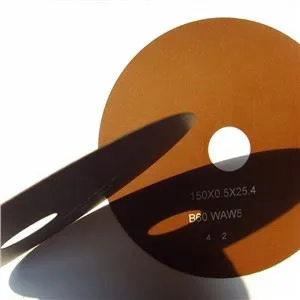 Ruedas de corte para cortar barra de molibdeno